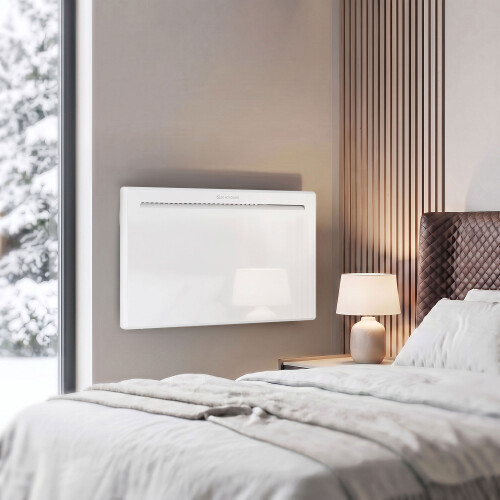 Homcom HOMCOM Smart Electric Panel Heater, 1500W Freestanding Wall Mounted, White 1