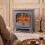 Homcom HOMCOM Free standing Electric Fireplace Stove LED Fire Flame Effect Grey 3