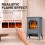 Homcom HOMCOM Electric Log Burner with LED Flame Effect 1000W/2000W 4