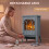 Homcom HOMCOM Electric Log Burner with LED Flame Effect 1000W/2000W 8
