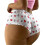 (XO,S)Romantic Heart Shape Ladies Underwear With Polyester Inner Lining Fit Contour 11