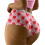 (XO,S)Romantic Heart Shape Ladies Underwear With Polyester Inner Lining Fit Contour 7