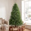 Homcom HOMCOM 7ft Artificial Christmas Tree, Auto Open, Fir Wood Base, Green 1