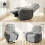 Homcom HOMCOM Power Lift Riser Recliner Chair with High Back, Remote, Light Grey 3
