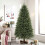 Homcom HOMCOM 7ft Artificial Christmas Tree, Auto Open, Fir Wood Base, Green 2