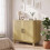 Homcom HOMCOM 80cm Modern Sideboard with 2 Curved Doors and Adjustable Shelf, Oak 9