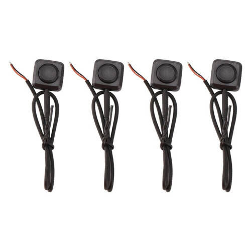 4 Pcs Momentary  Momentary Push Button  Off  12V 24V Surface Mount  Button 1