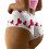 (XO,S)Romantic Heart Shape Ladies Underwear With Polyester Inner Lining Fit Contour 8