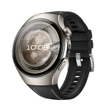 Silikonarmband für Kompatibel mit Huawei Watch 5 (42mm) - Sportliches Ersatzarmband Black