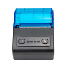 58mm Thermische Bonprinter USB + Bluetooth - Draagbare POS-afdrukoplossing Black+Blue