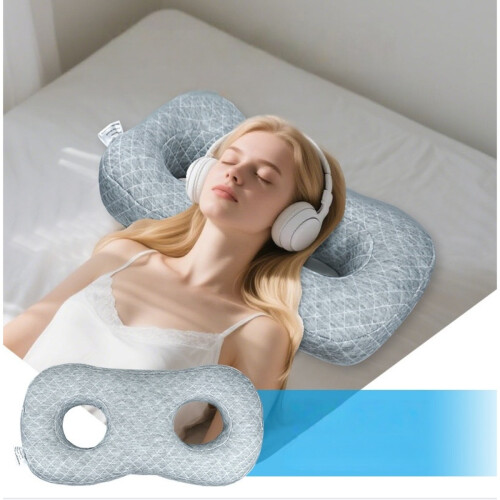 Öronkudde med dubbla hål - Tryckavlastning & Cervical Support