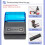 58mm Thermische Bonprinter USB + Bluetooth - Draagbare POS-afdrukoplossing Black+Blue 3