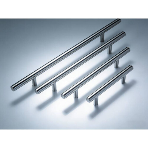 (10cm)Modern Minimalist Stainless Steel Thandle Drawer Pull For Kitchen Cabinets 2