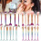(6pcs Light Blue)Mermaid Makeup Brush Set Foundation Eyeshadow Brushes Cosmetic Durable Tool 5