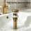 Universal Bathroom Sink Drain Strainer, - Sink Drain with Overflow, Solid Brass Vessel Sink Drain Assembly 5