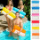 (Sky Blue)Inflatable Floating Water Hammock Float Pool Lounge Bed Swimming Chair Summer 10