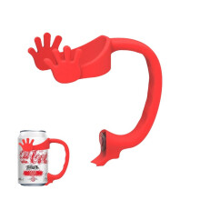 Handle with Spill Proof Soda Can 2 Pack Beer Can Holder,for Soda , Drink Covers Beer Can Grip Holder