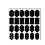 Reusable Chalkboard Labels, 24 Stickers/Sheet, 190x192mm, 5 Sheets 4