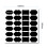 Reusable Chalkboard Labels, 24 Stickers/Sheet, 190x192mm, 5 Sheets 1
