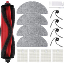 Ersatz-Zubehörset kompatibel mit Roborock Q7/M5/L5 Serien – Hauptbürste, 4 HEPA-Filter, 4 Seitenbürsten, 4 Mop-Pads