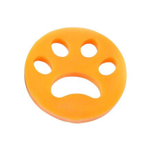 (Round Yellow)Pet Hair Remover Laundry Washing Machine Cat Dog Fur Catcher Reusable Zapper