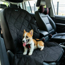 (Single Seat Black 110cm)Pet Dog Car Rear Back Seat Cover Waterproof Cushion Protector Durable Tools