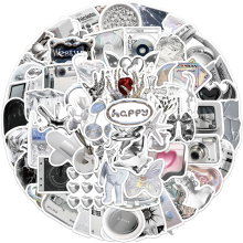 66 Pack Aesthetic Graffiti Waterproof Stickers for Laptop Water Bottles Diary MultiColor