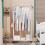 Mobile Double Rail Garment Rack - Adjustable Height & Rolling Clothes Organizer White 4