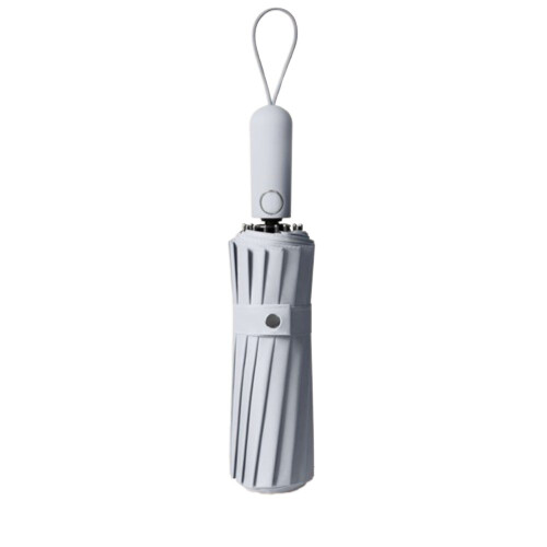 Automatic Windproof Storm Umbrella - 48 Ribs Reinforced Construction Grey 1