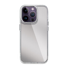Zrkadlový obal pre iPhone 15 (6.1") - Priehľadná TPU+PC ochrana