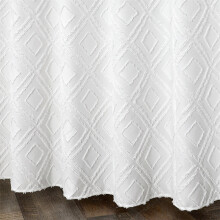 Duschvorhang wasserdichter Badezimmer-Duschvorhang White M