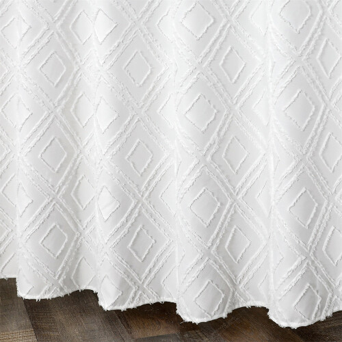 Duschvorhang wasserdichter Badezimmer-Duschvorhang White M