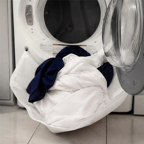 Foldable Front Load Washer Lint Catcher Net, Laundry Drop Guard Laundry Room Accessory 1
