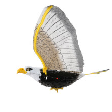 Simulated Eagle Bird Scarer With Flapping Wings Sound, Electric Hanging Pest Repeller For Garden