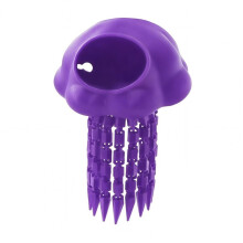(Purple) Floating Jellyfish Fish Cave Hideout, Aquarium Shelter Ornament For Betta Fish Tank