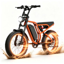 Electric Bicycle SU8 52V20AH Battery 20*4 Fat Tire