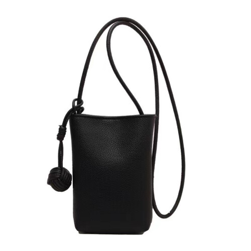 Chic mini crossbody telefontaske til kvinder Black