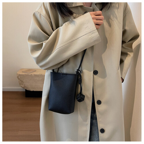 Chic mini crossbody telefontaske til kvinder Black 2