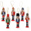 6Pcs Nutcracker Soldier Ornaments, Christmas Tree Decorations 7