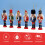 6Pcs Nutcracker Soldier Ornaments, Christmas Tree Decorations 3