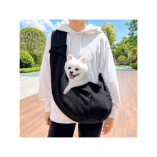 Reversible Pet Carrier Bag – Hands-Free Travel Bag with Storage Pocket for Cats & Small Dogs