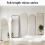 Gold 162×50cm Arched Full Body Floor Hanged Mirror 8