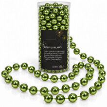 Pine Green Christmas Bead Garland 10M