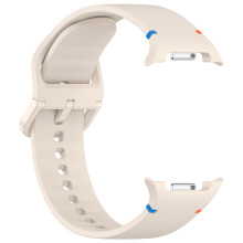 Curea din silicon pentru Samsung Galaxy Watch 8 Beige