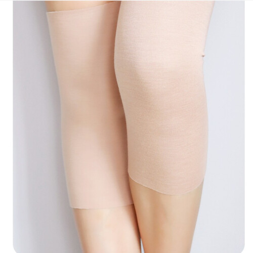 Silk Knee Pads: Thin Summer Knee Warmers for Joint Support Khaki 2