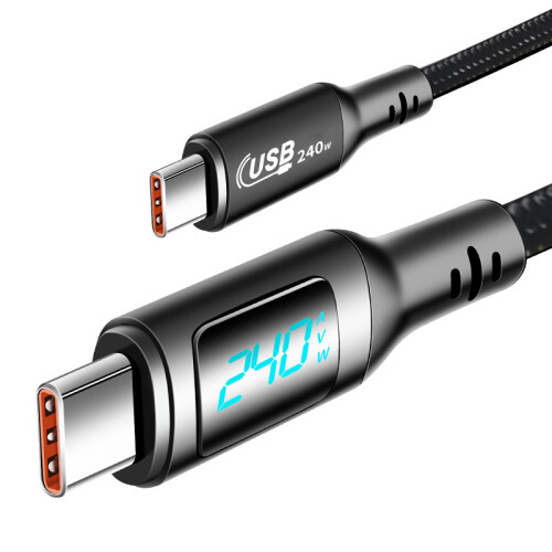 USB-C-zu-USB-C-Kabel: 240 W, 480 Mbit/s Datenübertragung  1 m 1