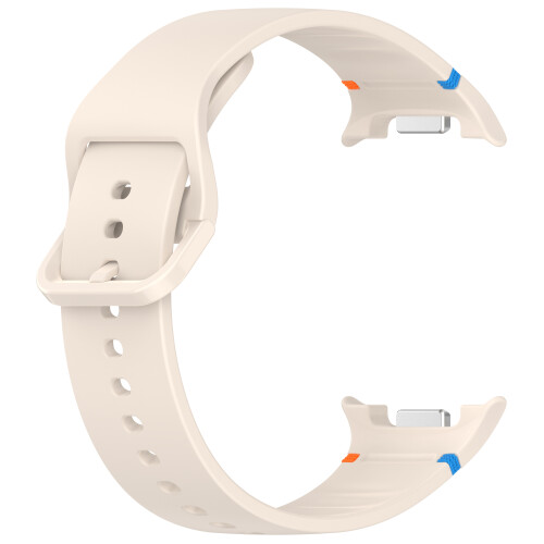 Silikone rem til Samsung Galaxy Watch 8 Beige 2
