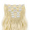 Extension per capelli biondo dorato con clip, set da 6 pezzi, 16 clip 4