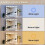 50x40cm Make-up Mirror with 15 Dimmable LEDs, USB 4