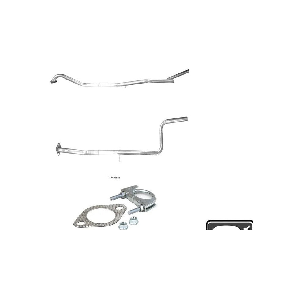 Exhaust Pipe + Fitting Kit fits FORD FIESTA Mk5 TDCi 1.6D Centre 04 to 08 BM New - Image 21
